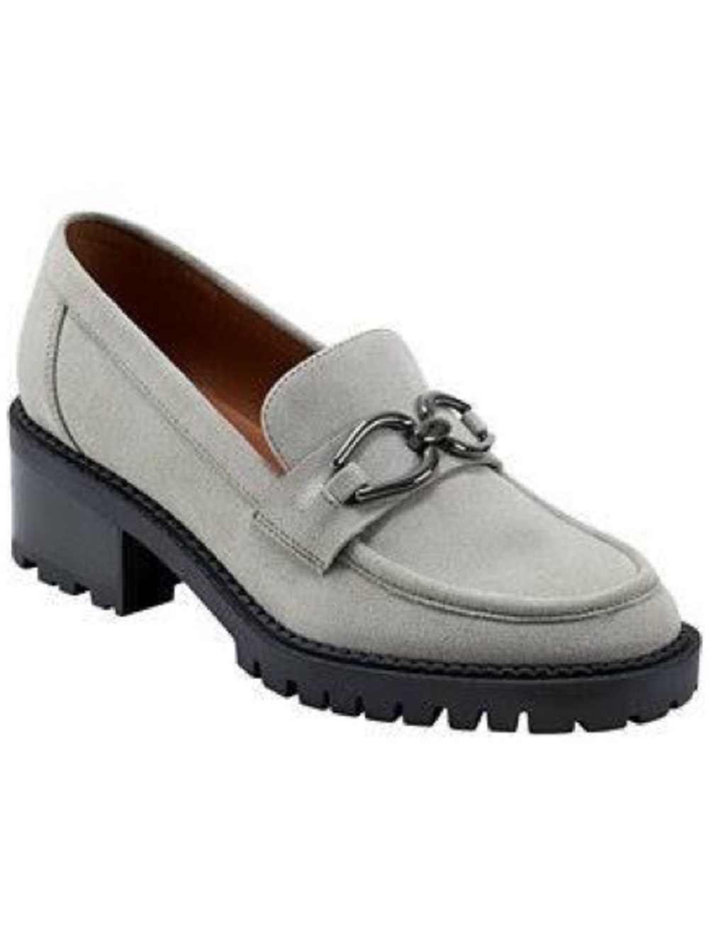 Marc Fisher
Women's Delanie Slip-On Almond Toe Casual Gray Suede Loafers Size 9